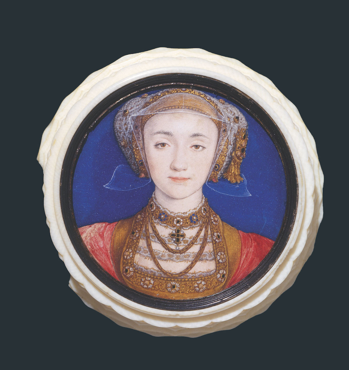 Portrait of Anne of Cleves, by Hans Holbein the Younger, 1539. The Victoria & Albert Museum. Portrait of Anne of Cleves, by Hans Holbein the Younger, 1539. The Victoria & Albert Museum.