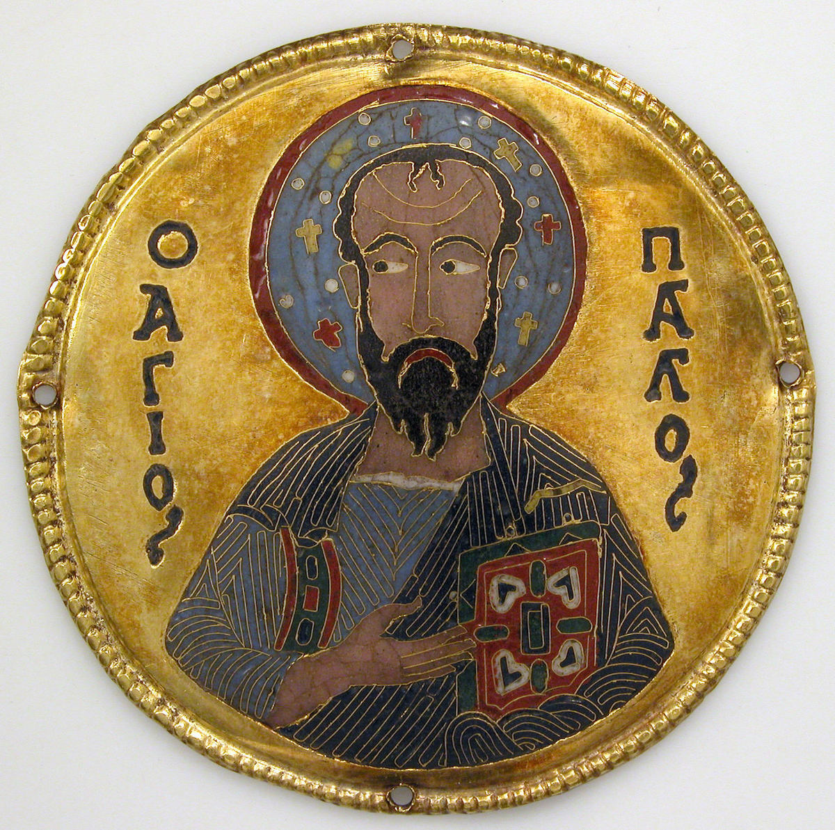 Gold medallion with Saint Paul from a Byzantine icon frame, c. 1100. Metropolitan Museum of Art. Public Domain. Gold medallion with Saint Paul from a Byzantine icon frame, c. 1100. Metropolitan Museum of Art. Public Domain.