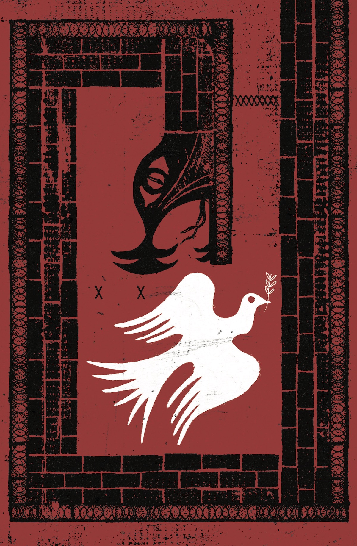 Ireland/Palestine illustration © Ben Jones/Heart Agency. Ireland/Palestine illustration © Ben Jones/Heart Agency.