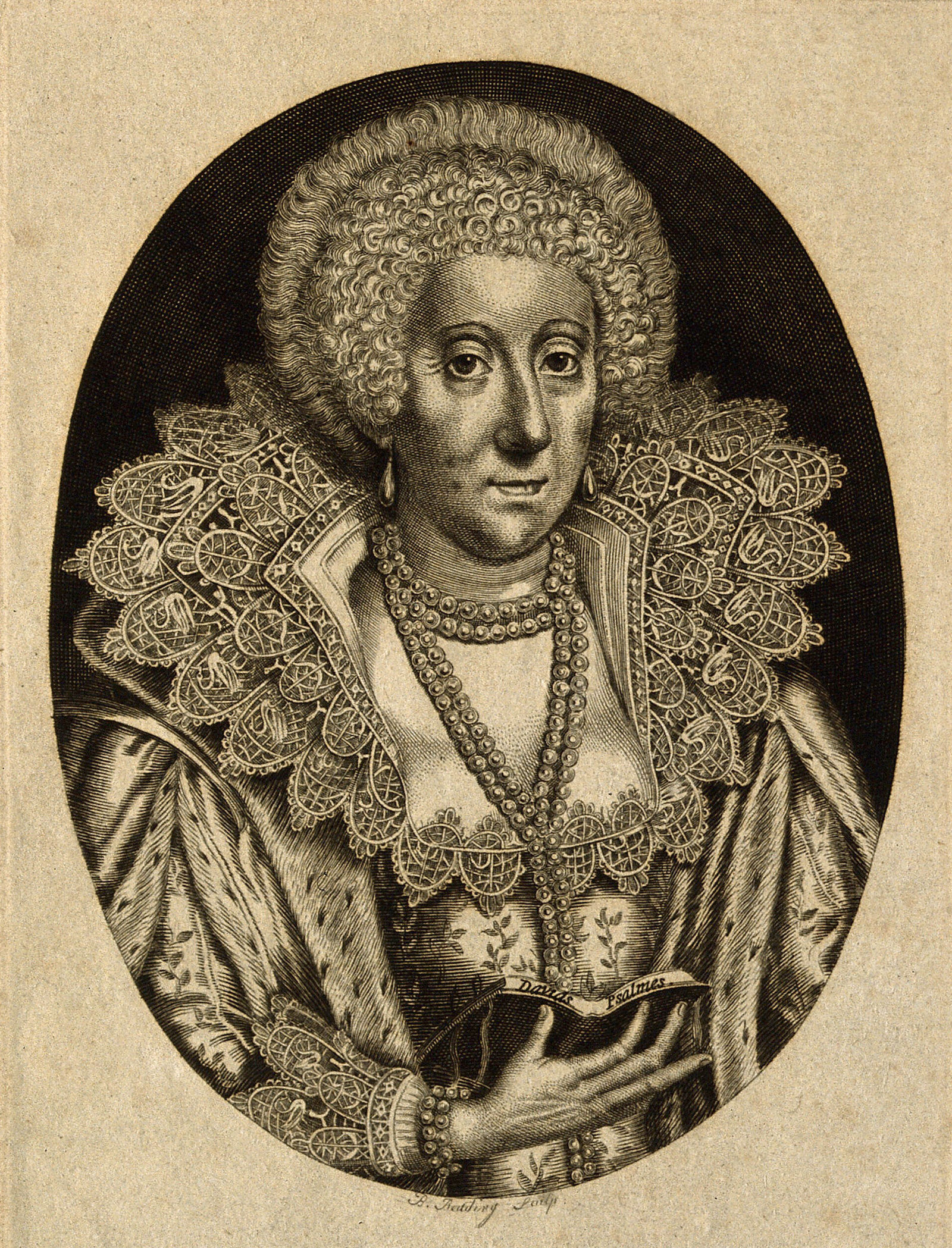 Mary Sidney Herbert, Countess of Pembroke, line engraving by B. Reading after S. van der Passe. Wellcome Collection. Public Domain. Mary Sidney Herbert, Countess of Pembroke, line engraving by B. Reading after S. van der Passe. Wellcome Collection. Public Domain.