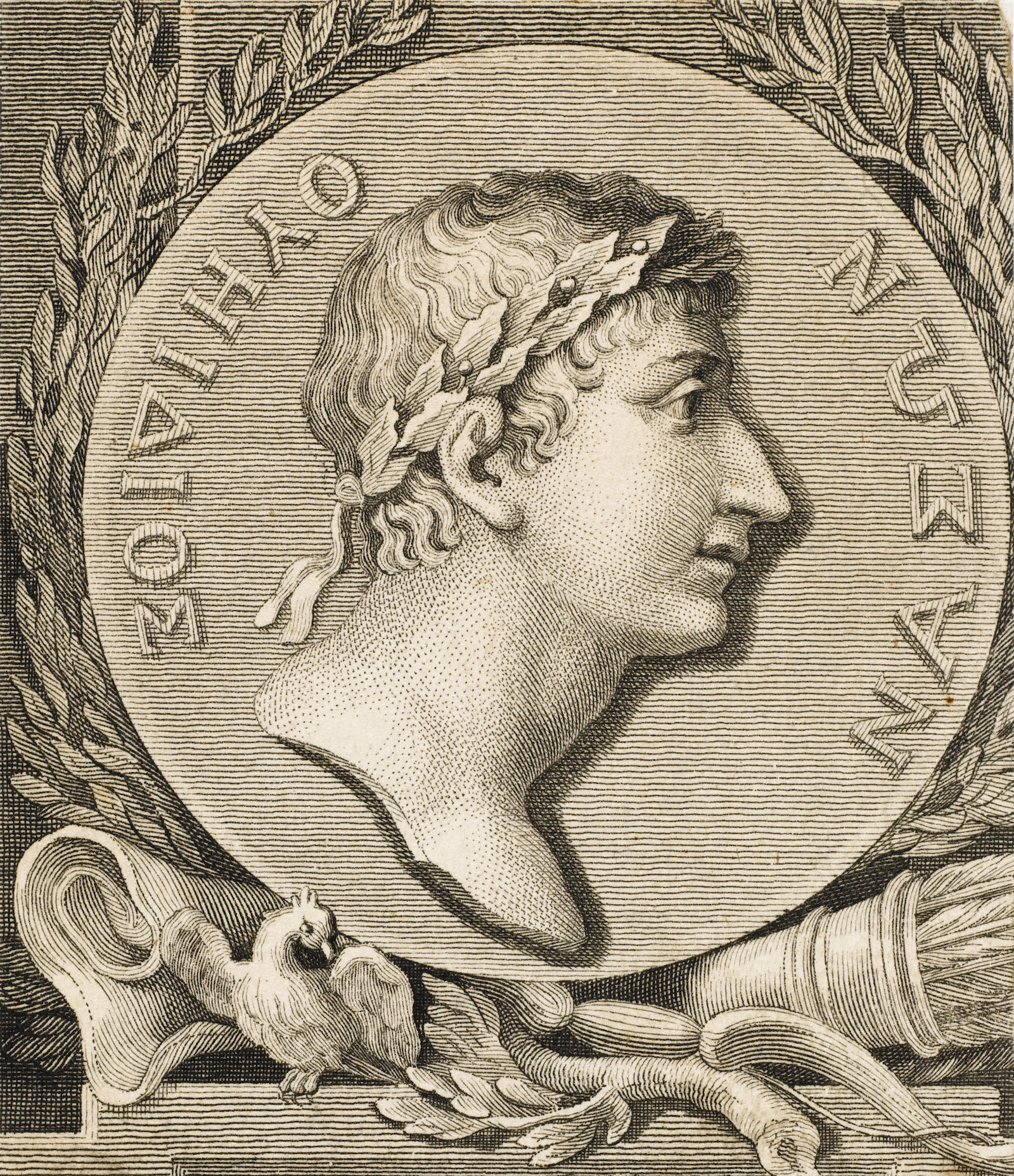 Silent witness: Ovid, engraving after a coin, undated. Mary Evans Picture Library. Silent witness: Ovid, engraving after a coin, undated. Mary Evans Picture Library.